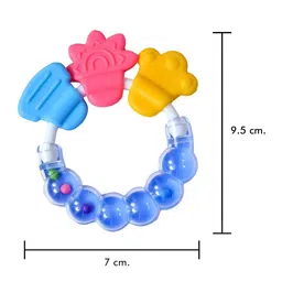 Kritiu Set Of 2 Textured Silicone Fruit Shape & Rattle Teether image 2