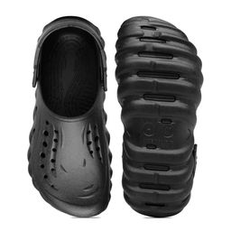 BERSACHE Men Pack Of 2 Self Design Clogs image 5