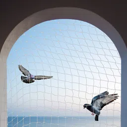 Kuber Industries White Child ProtectionBird Net for Balcony image 3