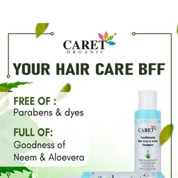 CARET ORGANIC Set Of 2 Conditioning Aloevera & Neem Shampoo -100ml Each image 3