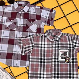 Killer Boys Classic Tartan Checks Checked Casual Shirt-image-86