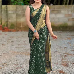 KALINI Woven Design Zari Silk Saree-image-15