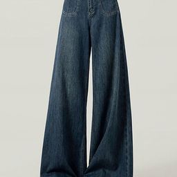bebe Women Wide Leg High-Rise Jeans-picture-49