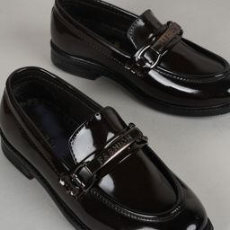 ZOOMBIE Boys Round Toe Formal Loafers-image-56