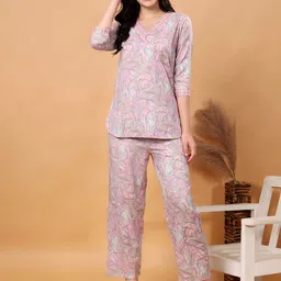 London Hills Printed Tunic With Trousers-picture-17
