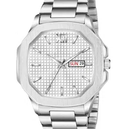 SWADESI STUFF Men Dial & Bracelet Style Straps Analogue Watch SDS 161 WHITE 2025-image-76
