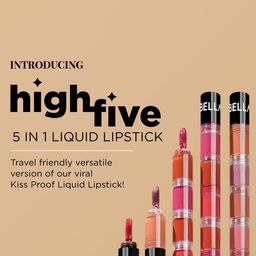 Bella Vita Organic High Five 5-in-1 Liquid Lipstick With Vitamin E - 4.3 ml - Spice Girl image 4