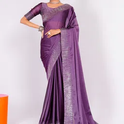 Mitera Beads and Stones Pure Chiffon Saree-image-9