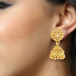 DIVASTRI Contemporary Jhumkas Earrings-43