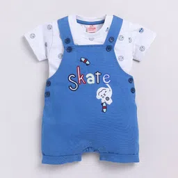 Dollar Kids Printed Dungaree With T-Shirt-image-59