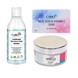 CARET ORGANIC Set of 3 Bath and Body Combo-52