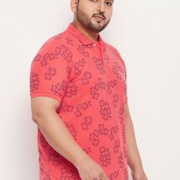 GET GOLF Men Printed Polo Collar Pockets T-shirt-image-10