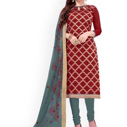 Maroosh Geometric Printed Unstitched Dress Material-image-78