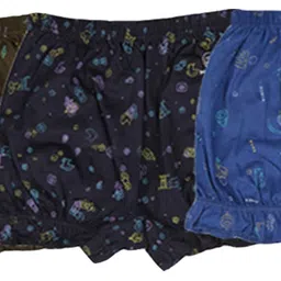 YELLOWDELIGHT Girls Pack Of 3 Printed Boy Short Briefs - YD 726 Ramvi (g) Bloomer 0-6m-3p-image-34