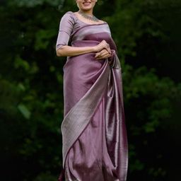 Marziyaa Woven Design Zari Silk Cotton Banarasi Saree-image-32