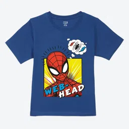 Wear Your Mind Boys Printed Pure Cotton Applique T-shirt-33