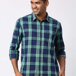 Pepe Jeans Men Green Checked Casual Shirt-image-83