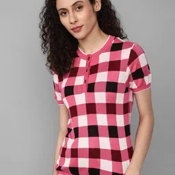 Allen Solly Woman Checked Regular Top-image-56