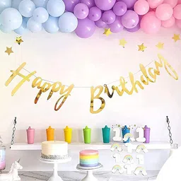 Special You Purple & Pink 54 Pieces Birthday Decoration Balloons-image-45