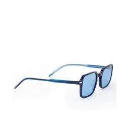 YourSpex Unisex Blue Lens & Blue Square Sunglasses with UV Protected Lens-image-17