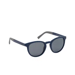 Timberland Men Grey Lens & Blue Round Sunglasses with UV Protected Lens - TB9128 53 90D-4