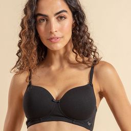 NYKD Cotton Non-Wired Lightly Padded T-shirt Bra-picture-33
