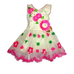 Samjho Fashion Girls Embellished Fit & Flare Dress-picture-2