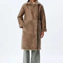 Koton Women Single-Breasted Overcoat-image-35