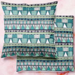ArtzFolio Multicoloured Set of 2 Square Cushion Covers-image-86