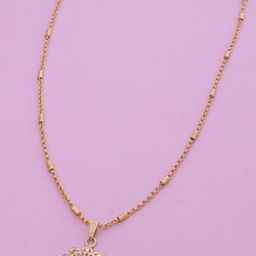 Ramdev Art Fashion Jwellery Gold-Plated Pendant With Chain-image-33