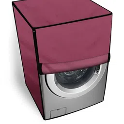 The Furnishing Tree Front Load Washing Machine Cover Maroon Compatible for 6.5 Kg Senorita Aqua SX-image-96