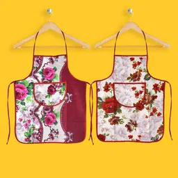 Kuber Industries Pack Of 2 Printed Aprons-33