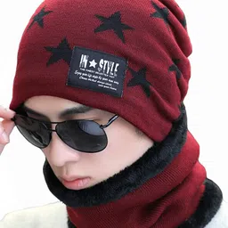 Alexvyan Men Self Design Beanie-27