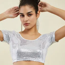 Soch Women Embellished Padded Cotton Blouse-image-98