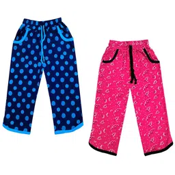 IndiWeaves Girls Pack of 2 Mid-Rise Cotton Printed Capris-picture-30