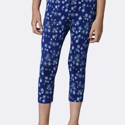 Van Heusen Girls Bloom AOP Allover Print High Rise Ultra Soft Capris-image-94