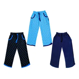 IndiWeaves Girls Pack of 3 Mid-Rise Cotton Printed Capris-image-62