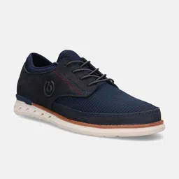 Bugatti Renolar Dark Blue Knitted Sneakers-picture-38
