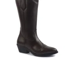 FAUSTO Women Casual Block-Heeled Winter Boots-image-6
