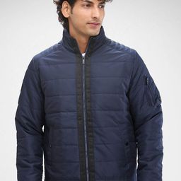 SPYKAR Men Solid Full Sleeve Regular Fit Padded Jacket-image-19