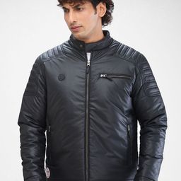 SPYKAR Men Solid Full Sleeve Regular Fit Padded Jacket-image-55