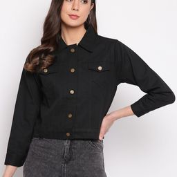 Mayra Casual Cotton Denim Jacket-image-67