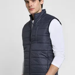 Dennis Lingo Stand Collar Sleeveless Padded Jacket-picture-42