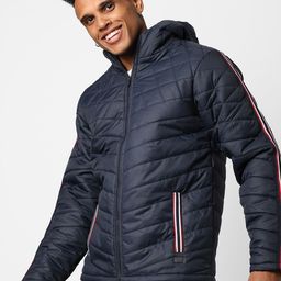 Campus Sutra Men Navy Blue Windcheater Outdoor Padded Jacket-image-121