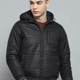 Monte Carlo Men Hooded Solid Casual Puffer Lightweight Jacket-43