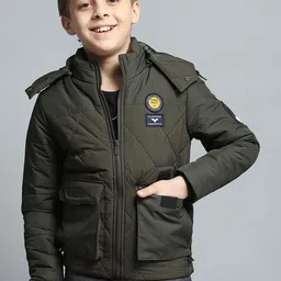 Monte Carlo Boys Hooded Solid Casual Lightweight Padded Jacket-picture-8