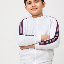 Purple United Kids Boys Fleece Hooded Jacket-picture-41