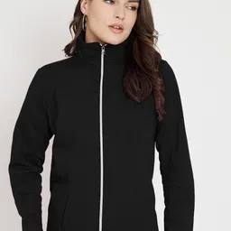 BRINNS Mock Collar Long Sleeves Bomber Jacket-12