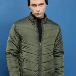 HIGHLANDER Stand Collar Padded Jacket-image-52