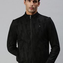 SHOWOFF Men Charcoal Tailored Jacket-image-29